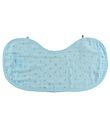Smfolk Bib - Light Blue w. Silver Apples