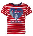 LEGO Duplo T-shirt - Red/White Striped w. Heart