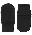 Racing Kids Mittens - Wool/Cotton - Black