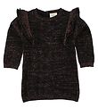 En Fant Dress - Knitted - Black w. Glitter