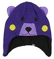 Color Kids Hat - Knitted - Konja - Purple Bear