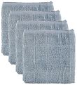 Pippi Baby Waschlappen - 4er-Pack - Hellblau