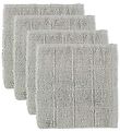 Pippi Washcloths - 4-Pack - Light Grey