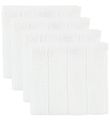 Pippi Baby Washcloths - 4-Pack - White
