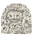 Soft Gallery Beanie - Beanie - Ivory w. Owls