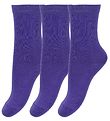 Melton Socks - 3-Pack - Dark Purple