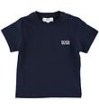 BOSS T-shirt - Marinbl m. Logo