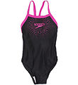 Speedo Badeanzug - UV50+ - Schwarz m. Pink