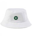 Wood Wood Kids Bucket Hat - White w. Logo