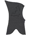 Racing Kids Balaclava - Charcoal Melange w. Bats