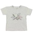 Fixoni T-shirt - Grey Melange w. Print