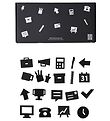 Design Letters Tákn - Skrifstofa - Svart