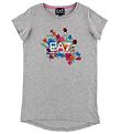 EA7 T-shirt - Grmelerad m. Blommor