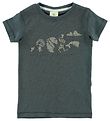 En Fant T-shirt - Gate - Dark Petrol w. Animals