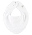 Pippi Baby Teething Bib - Pointy - White