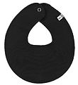 Pippi Baby Teething Bib - Round - Black