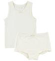 Minymo Underwear - Bamboo - White w. Laces