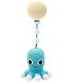 NatureZoo Pram Clip Toy - Squid - Turquoise