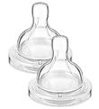 Philips Avent Baby Bottle Nipples - 2-Pack - Classic + - Slow Fl