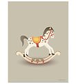 Vissevasse Poster - 30x40 - Rocking Horse - Marron Clair