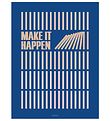 Vissevasse Poster - 30x40 - Make It Happen - Navy