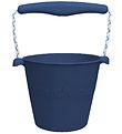 Scrunch Bucket - Silicone - 13 cm - Dark Blue