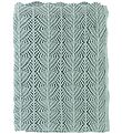 Nrgaard Madsens Blanket - Knitted - 75x100 - Dusty Blue