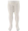 Condor Tights w. Pointelle - White