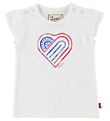 Levis T-shirt - White w. Heart