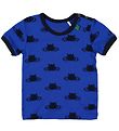 Freds World T-shirt - Blue w. Hippos