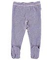 Joha Leggings w. Footies - Pink/Blue Striped