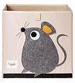 3 Sprouts Oppbevaringsboks - 33x33x33 - Mus