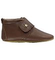 Bisgaard Soft Sole Leather Shoes - Brown w. Star