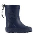 Bisgaard Gummistiefel - Slimfit - Marineblau m. Stern