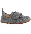 Bisgaard Chaussons - Laine - Gris