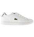 Lacoste Skor - Carnaby - Vit/Marinblå m. Snören