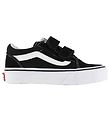 Vans Trainers - Old Skool - Black/White w. Velcro