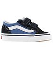 Vans Trainers - Old Skool - Navy w. Velcro