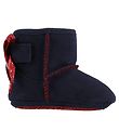 UGG Slippers - Wool - Jesse - Navy w. Red