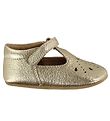 Bisgaard Ballerina Pantoffels - Goud m. Patroon