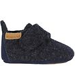 Bisgaard Slippers - Wool - Navy