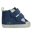 Emporio Armani Pantoffels - Sneakers - Blauw/Grijs