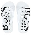 BOSS Flip Flops - White w. Light Blue