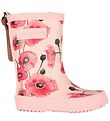 Bisgaard Rubber Boots - Rose w. Flowers