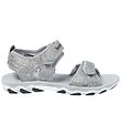 Hummel Sandaler - HMLGlitter Jr - Silver m. Glitter