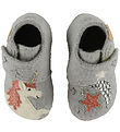 Living Kitzbühel Slippers - Wool. Gray w. Unicorn/Glitter