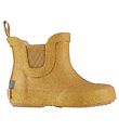 CeLaVi Rubber Boots - Low - Yellow w. Gold Glitter