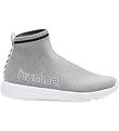 Hummel Slip-on - HMLTerrafly Sock Runner Jr - Silver
