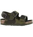 Birkenstock Sandals - Milan - Desert Soil Camouflage Green