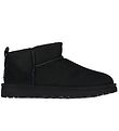 UGG Teddyboots - Classic Ultra Mini - Schwarz